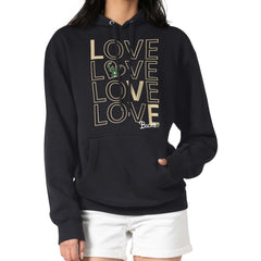 NBA - Milwaukee Bucks G-III 4Her by Carl Banks Women's Basketball Love Fleece Pullover Hoodie - Black