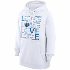 NBA - Minnesota Timberwolves G-III 4Her by Carl Banks Women's Basketball Love Fleece Pullover Hoodie - White