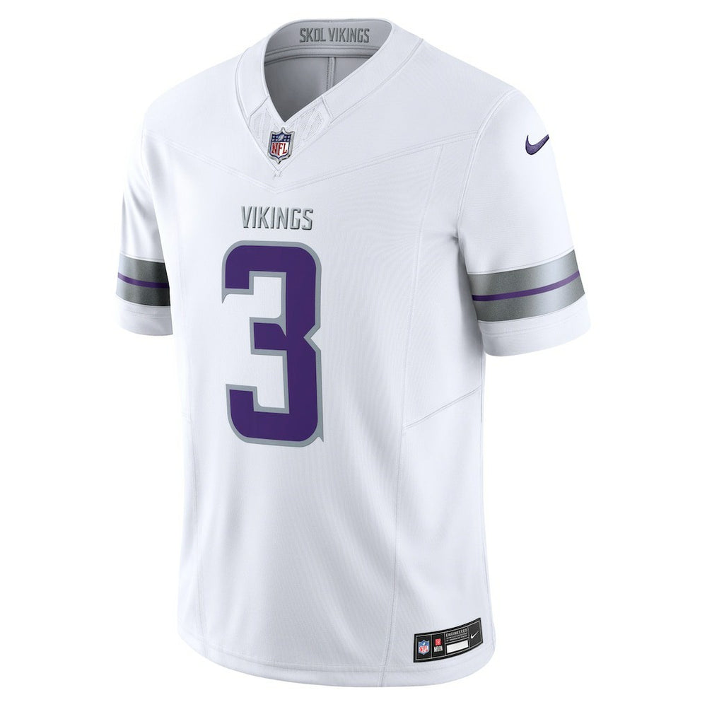 Jordan Addison Minnesota Vikings Alternate Vapor F.U.S.E. Limited Jersey White - Nike