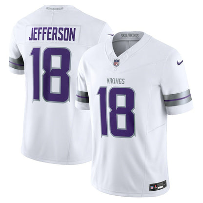 Justin Jefferson Minnesota Vikings Alternate Vapor F.U.S.E. Limited Jersey - White | NFL Jerseys