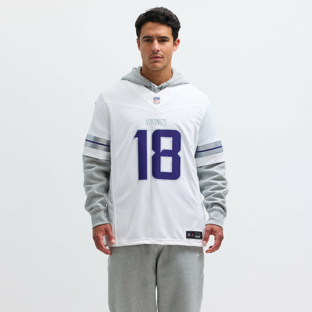 Justin Jefferson Minnesota Vikings Alternate Vapor F.U.S.E. Limited Jersey White - Nike