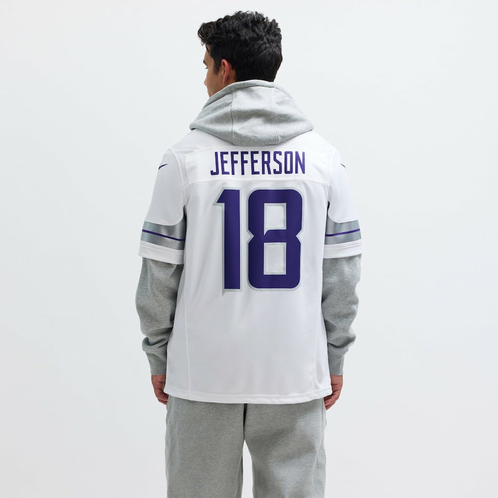Justin Jefferson Minnesota Vikings Alternate Vapor F.U.S.E. Limited Jersey White - Nike
