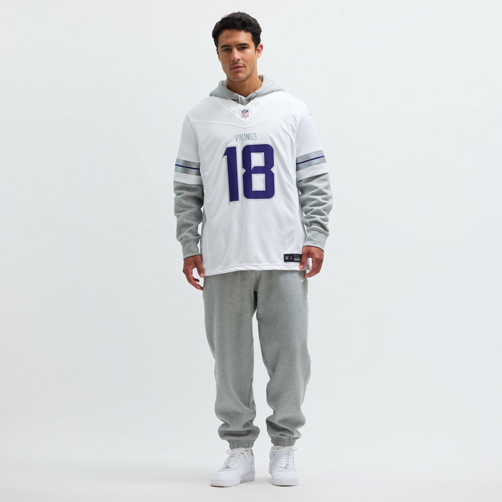 Justin Jefferson Minnesota Vikings Alternate Vapor F.U.S.E. Limited Jersey White - Nike