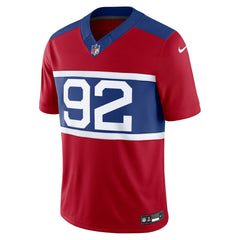 Michael Strahan New York Giants Alternate Vapor F.U.S.E. Retired Player Limited Jersey Century Red - Nike