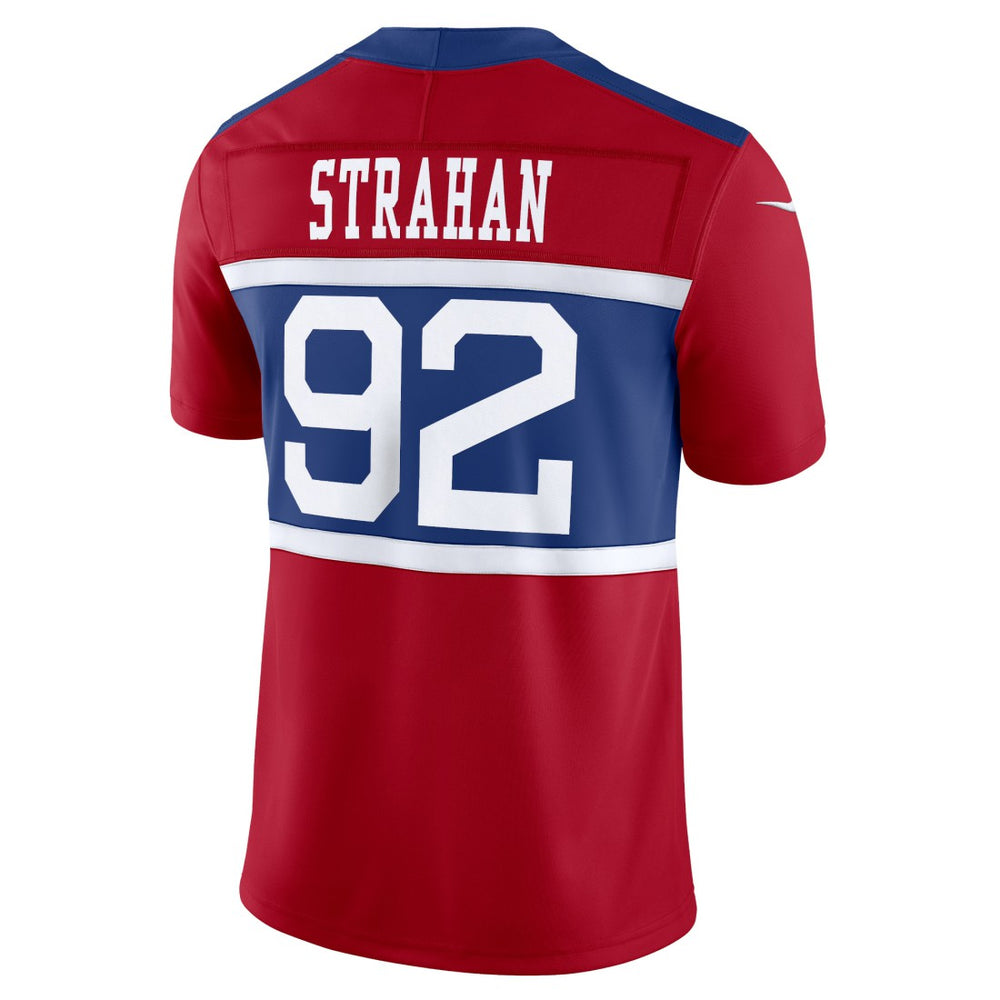 Michael Strahan New York Giants Alternate Vapor F.U.S.E. Retired Player Limited Jersey Century Red - Nike