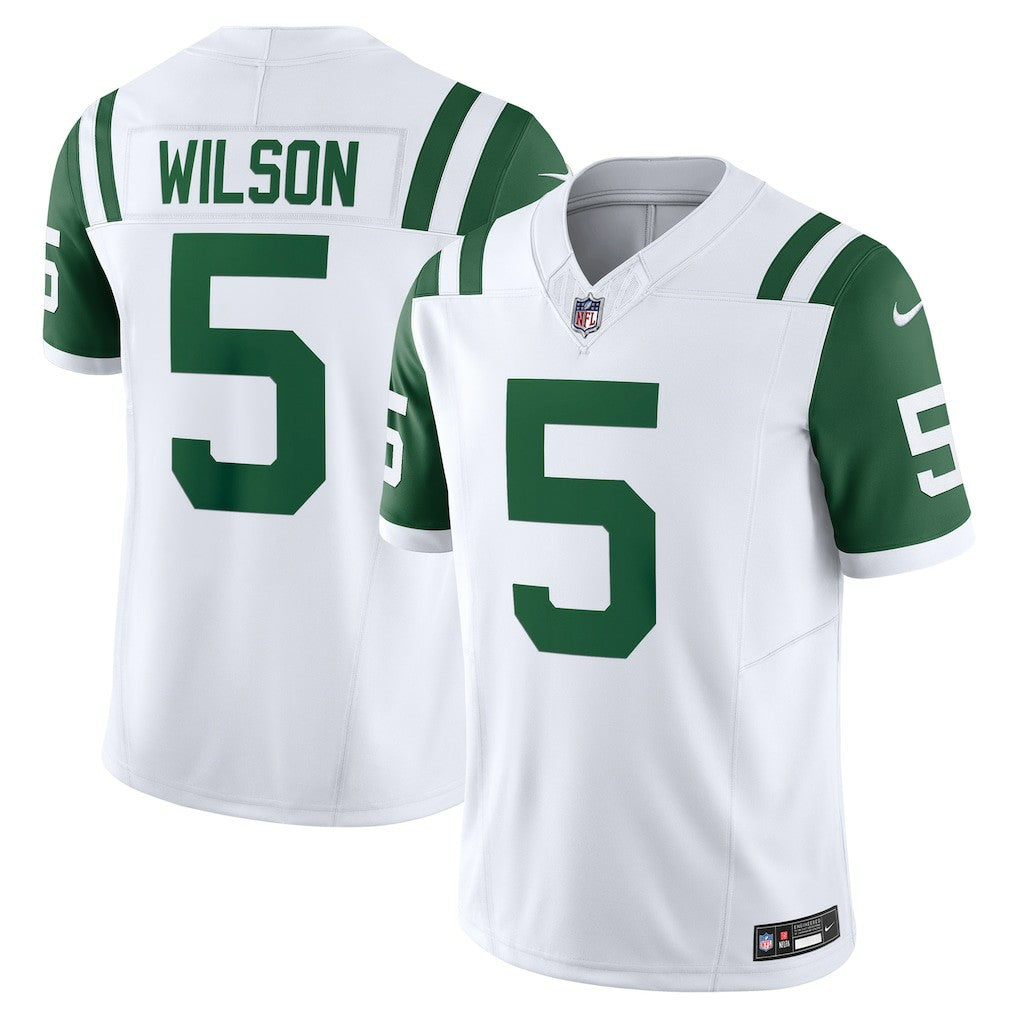 Garrett Wilson New York Jets Classic Alternate Vapor F.U.S.E. Limited Jersey White - Nike
