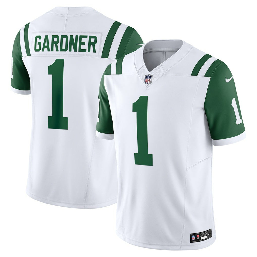 Ahmad Sauce Gardner New York Jets Classic Alternate Vapor F.U.S.E. Limited Jersey White - Nike