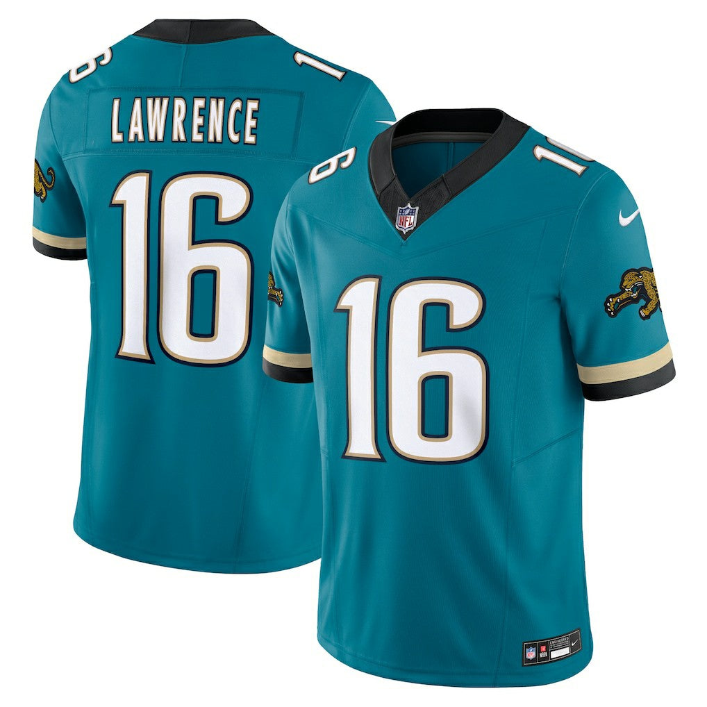 Trevor Lawrence Jacksonville Jaguars Prowler Throwback Vapor F.U.S.E. Limited Jersey - Teal | NFL Jerseys