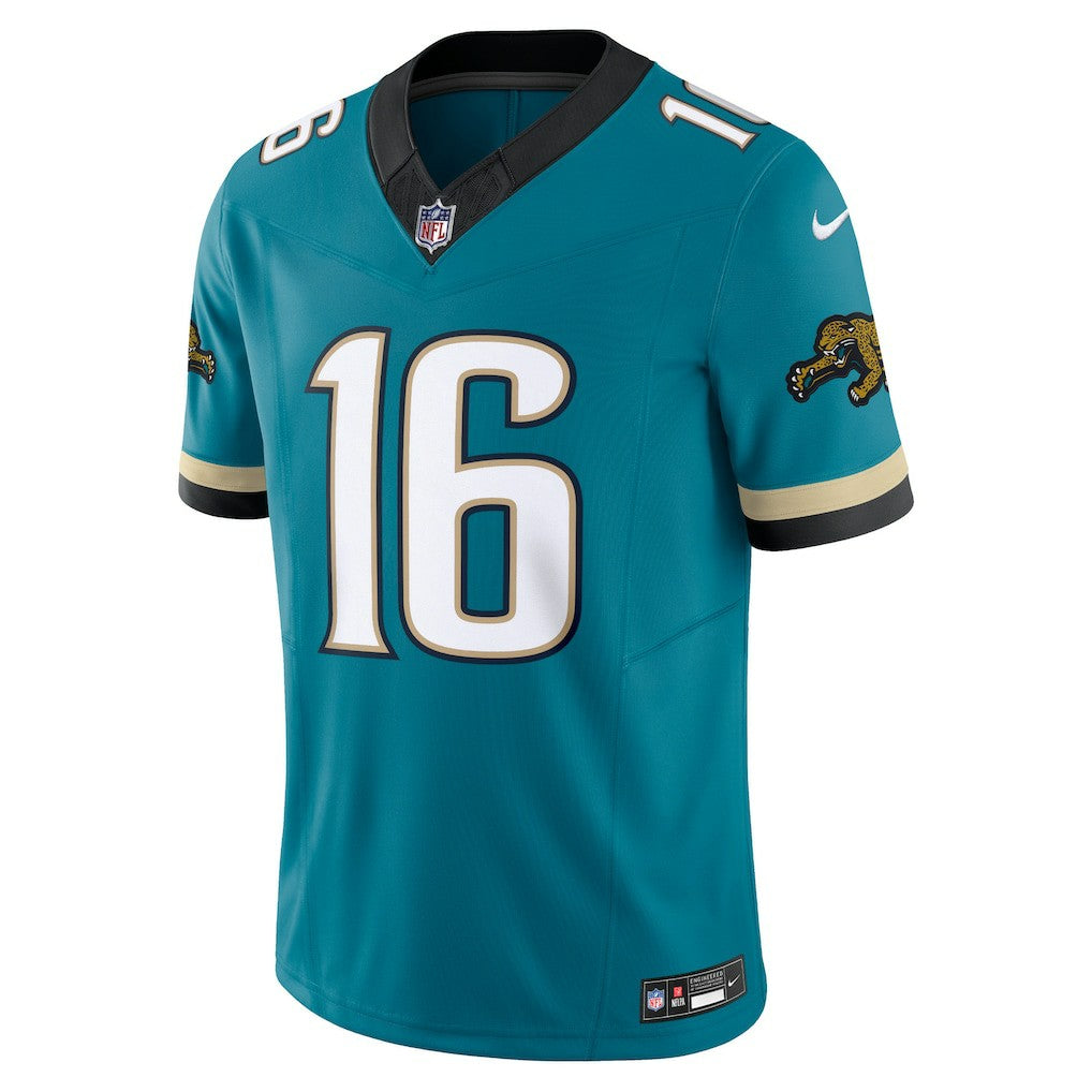 Trevor Lawrence Jacksonville Jaguars Prowler Throwback Vapor F.U.S.E. Limited Jersey Teal - Nike