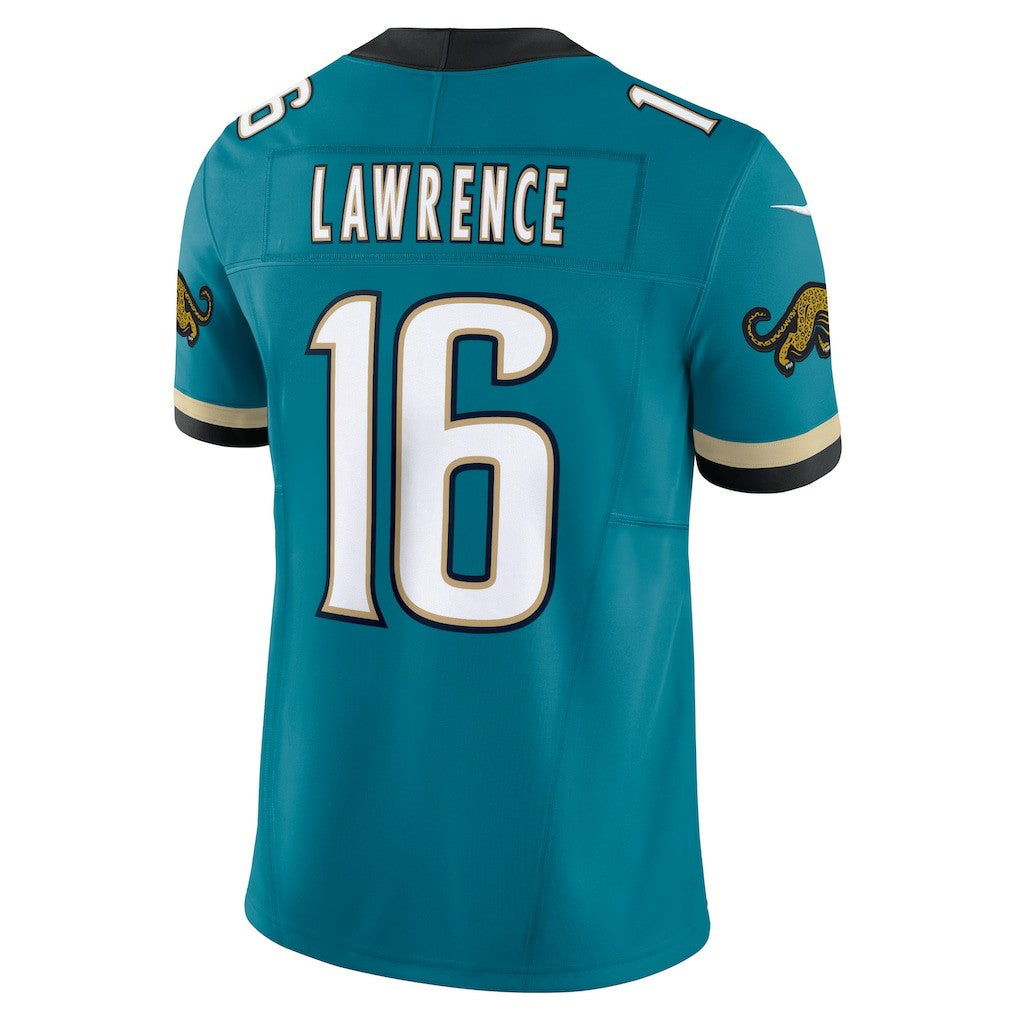 Trevor Lawrence Jacksonville Jaguars Prowler Throwback Vapor F.U.S.E. Limited Jersey - Teal | NFL Jerseys