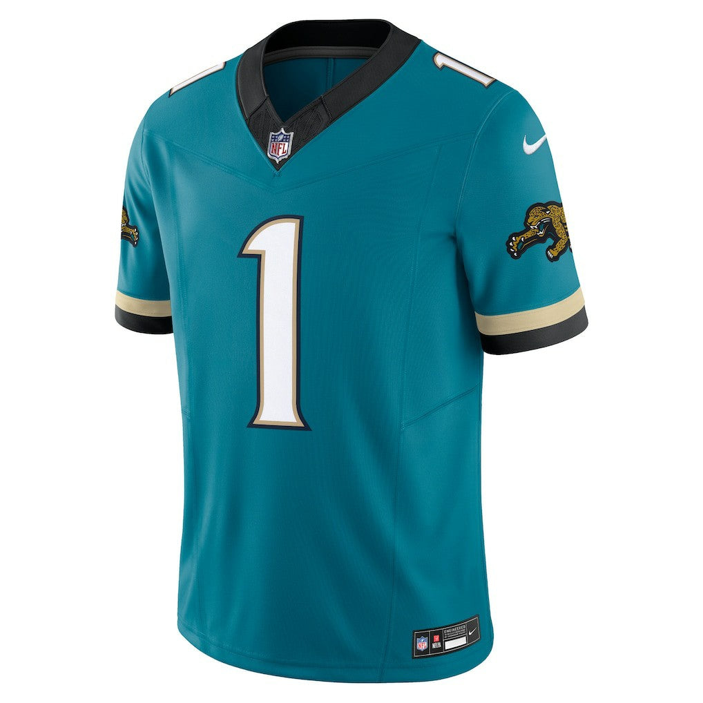 Travis Etienne Jacksonville Jaguars Prowler Throwback Vapor F.U.S.E. Limited Jersey Teal - Nike