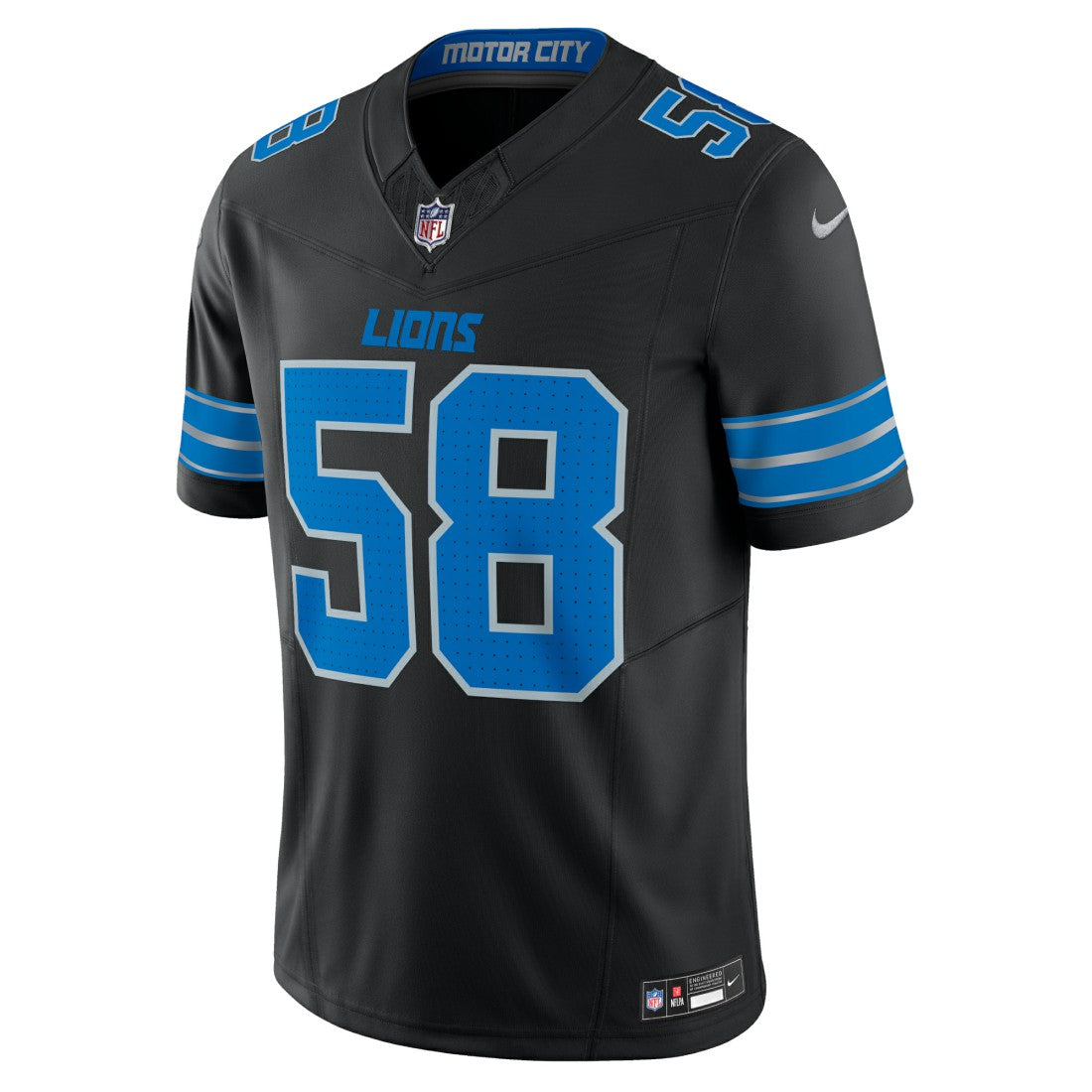 Penei Sewell Detroit Lions Vapor F.U.S.E. Alternate Limited Jersey Black - Nike