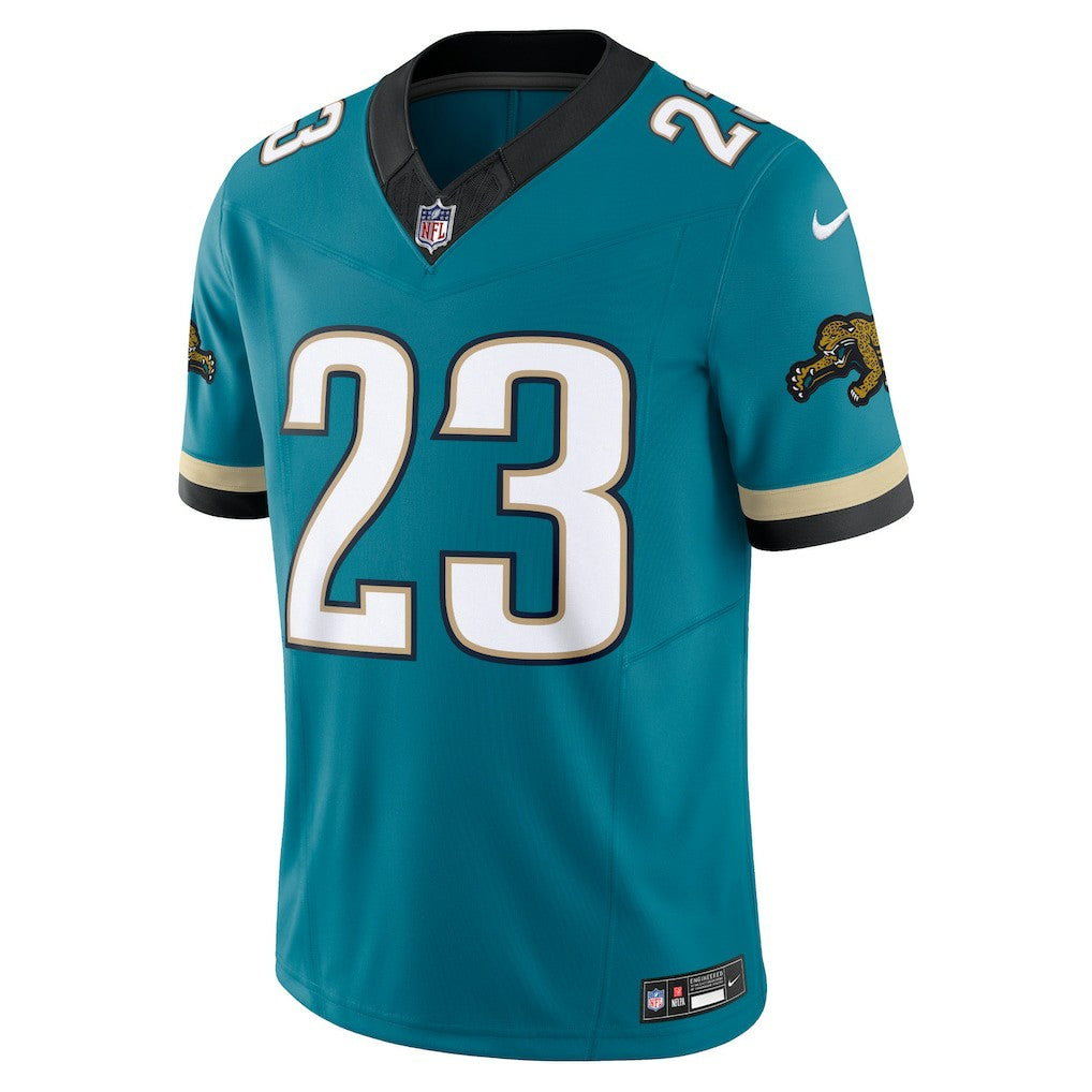 Foye Oluokun Jacksonville Jaguars Prowler Throwback Vapor F.U.S.E. Limited Jersey Teal - Nike