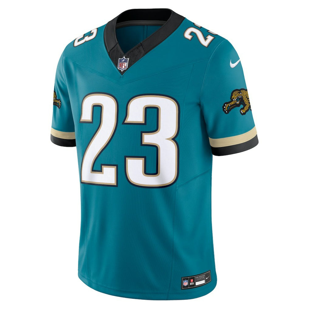 Foye Oluokun Jacksonville Jaguars Prowler Throwback Vapor F.U.S.E. Limited Jersey Teal - Nike