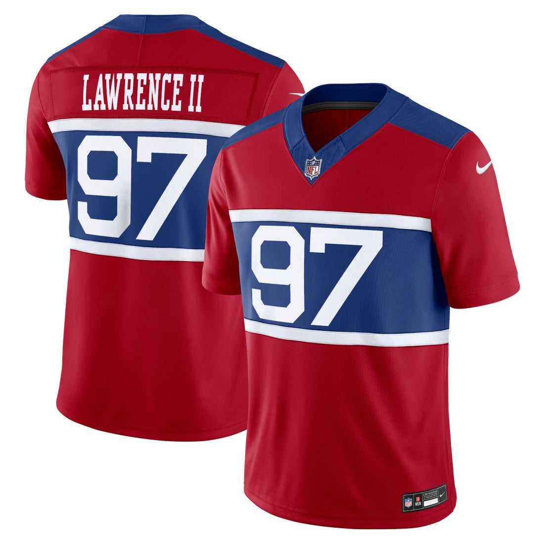 Dexter Lawrence II New York Giants Alternate Vapor F.U.S.E. Limited Jersey - Century Red | NFL Jerseys