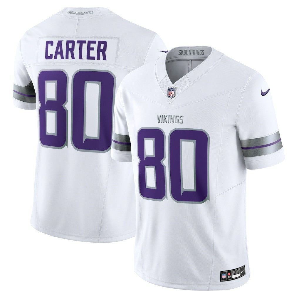 Cris Carter Minnesota Vikings Alternate Vapor F.U.S.E. Retired Player Limited Jersey White - Nike