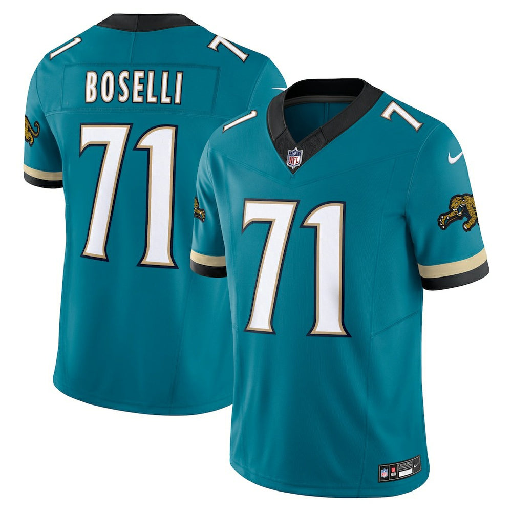 Tony Boselli Jacksonville Jaguars Prowler Throwback Vapor F.U.S.E. Limited Retired Player Jersey Teal - Nike