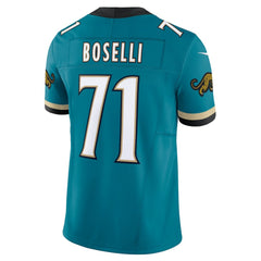 Tony Boselli Jacksonville Jaguars Prowler Throwback Vapor F.U.S.E. Limited Retired Player Jersey Teal - Nike