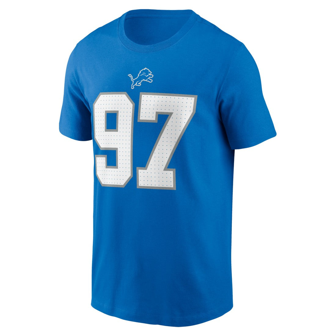Aidan Hutchinson Detroit Lions Name & Number T-Shirt Blue - Nike