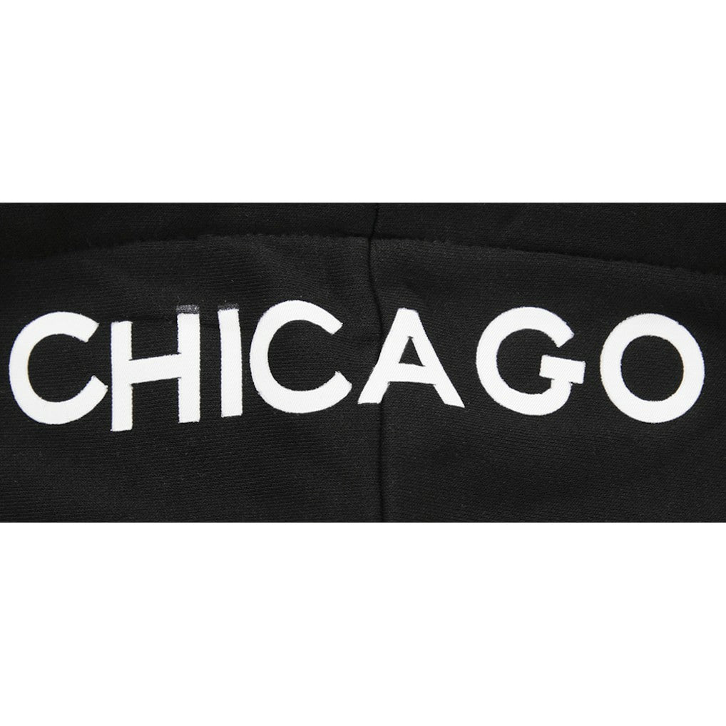 NBA - Chicago Bulls Pro Standard Women's 2023/24 City Edition Cropped Pullover Hoodie - Black