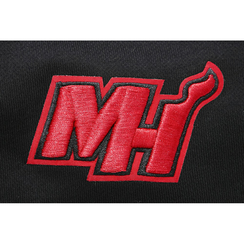 NBA - Miami Heat Pro Standard Women's 2023/24 City Edition Cropped Pullover Hoodie - Black