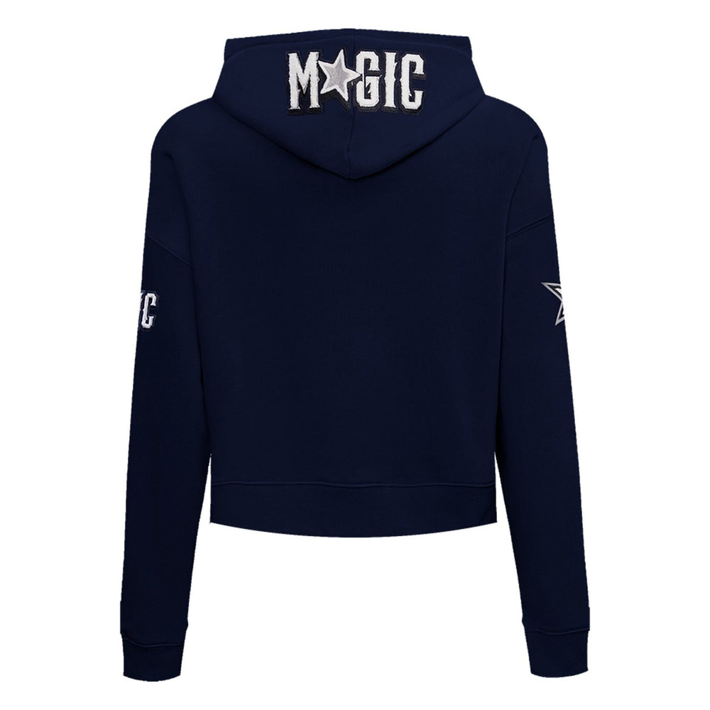 NBA - Orlando Magic Pro Standard Women's 2023/24 City Edition Cropped Pullover Hoodie - Navy