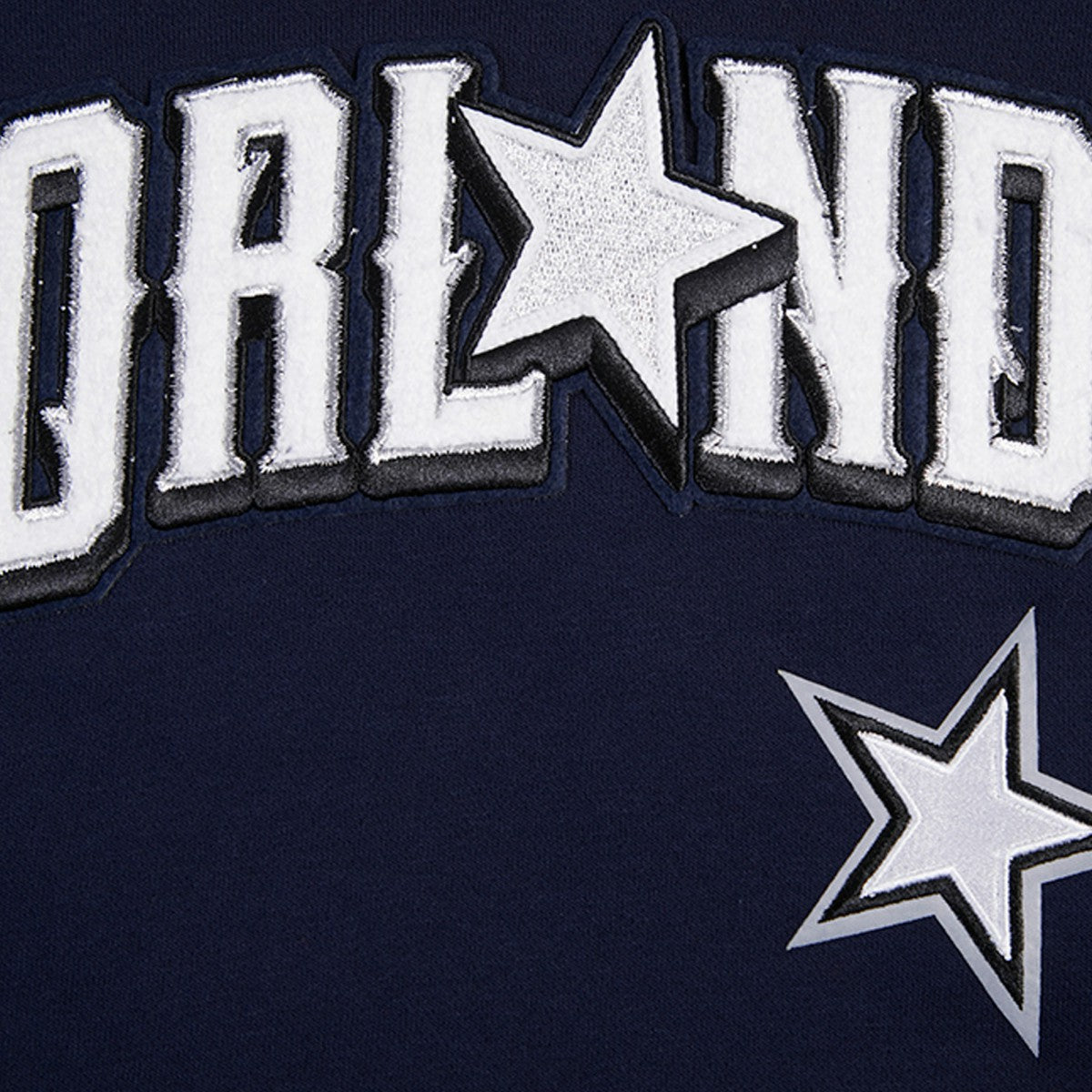 NBA - Orlando Magic Pro Standard Women's 2023/24 City Edition Cropped Pullover Hoodie - Navy