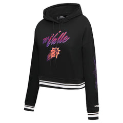 NBA - Phoenix Suns Pro Standard Women's 2023/24 City Edition Cropped Pullover Hoodie - Black