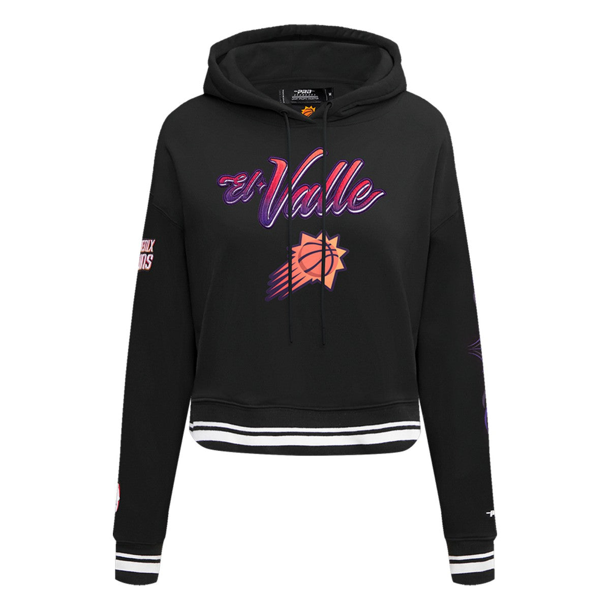 NBA - Phoenix Suns Pro Standard Women's 2023/24 City Edition Cropped Pullover Hoodie - Black