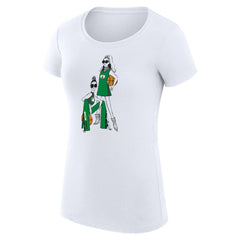 NBA - Boston Celtics G-III 4Her by Carl Banks Women's Super-Slim Fit Lightweight Basketball Girls T-Shirt - White