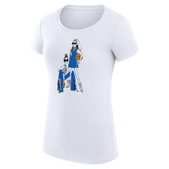 NBA - Dallas Mavericks G-III 4Her by Carl Banks Women's Super-Slim Fit Lightweight Basketball Girls T-Shirt - White