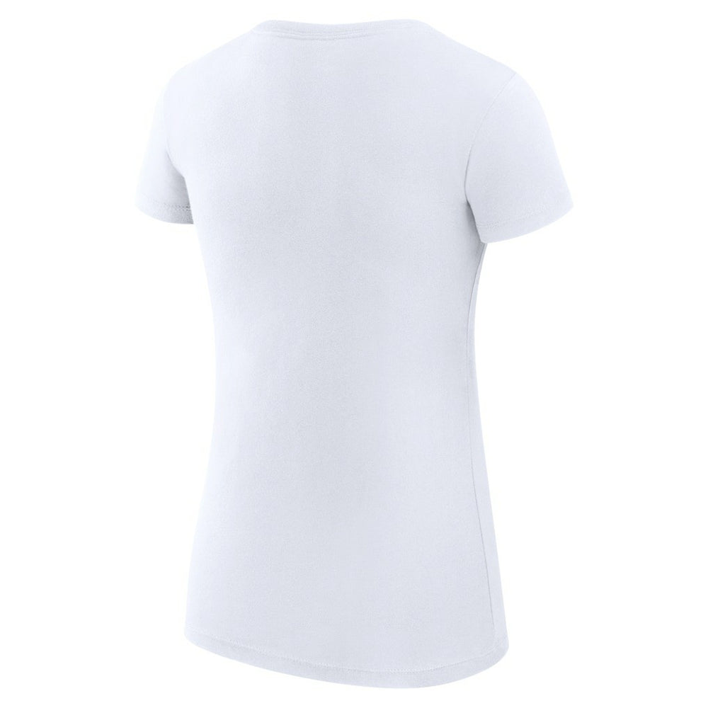 NBA - Dallas Mavericks G-III 4Her by Carl Banks Women's Super-Slim Fit Lightweight Basketball Girls T-Shirt - White