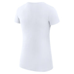 NBA - Minnesota Timberwolves G-III 4Her by Carl Banks Women's Super-Slim Fit Lightweight Basketball Girls T-Shirt - White
