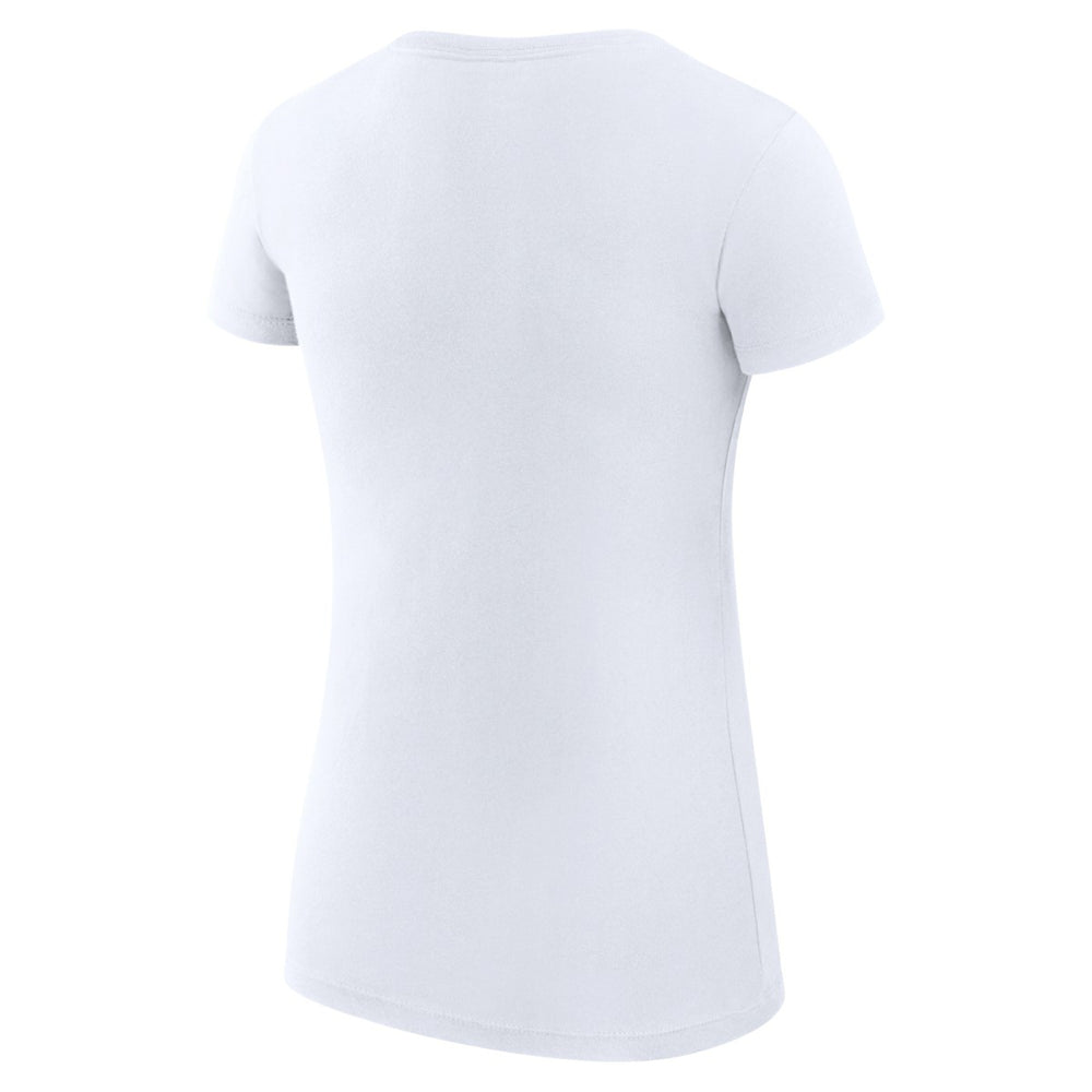 NBA - New York Knicks G-III 4Her by Carl Banks Women's Super-Slim Fit Lightweight Basketball Girls T-Shirt - White