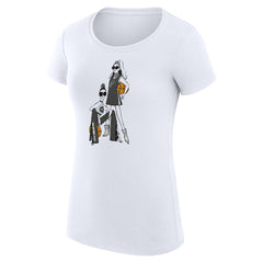 NBA - San Antonio Spurs G-III 4Her by Carl Banks Women's Super-Slim Fit Lightweight Basketball Girls T-Shirt - White