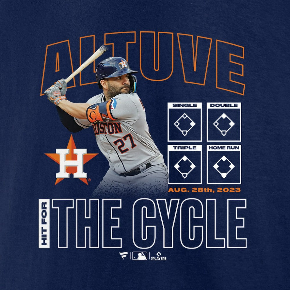 Jose Altuve Houston Astros Cycle T-Shirt Sale