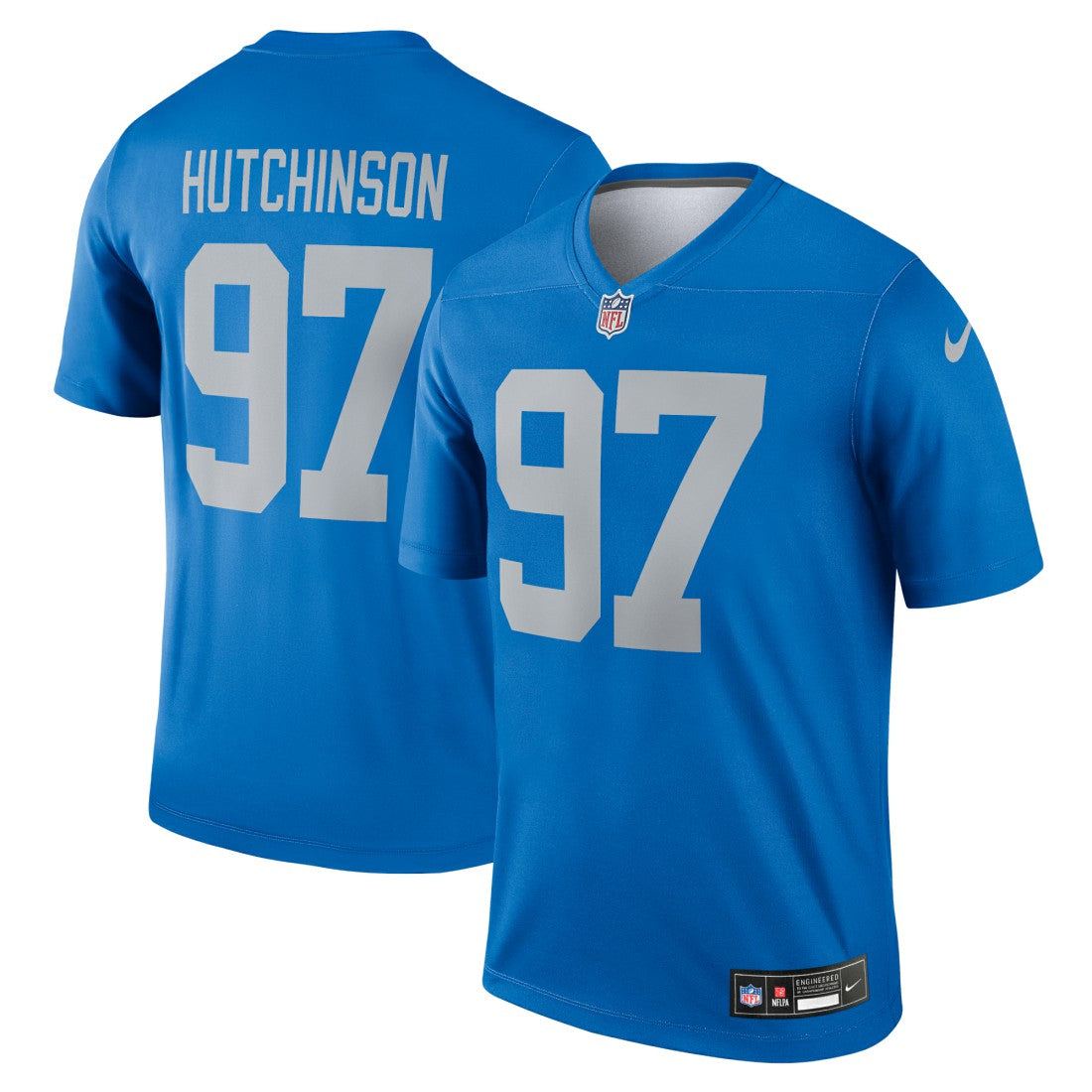 Aidan Hutchinson Detroit Lions Legend Player Performance Top Blue - Nike