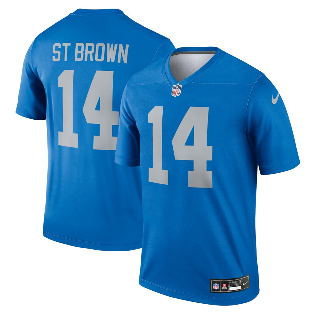 Amon-Ra St. Brown Detroit Lions Legend Player Performance Top Blue - Nike