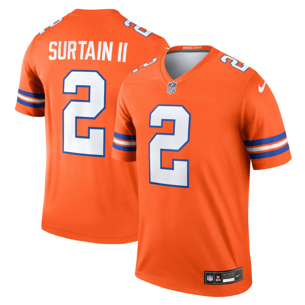 Patrick Surtain II Denver Broncos Legend Player Performance Top Orange - Nike