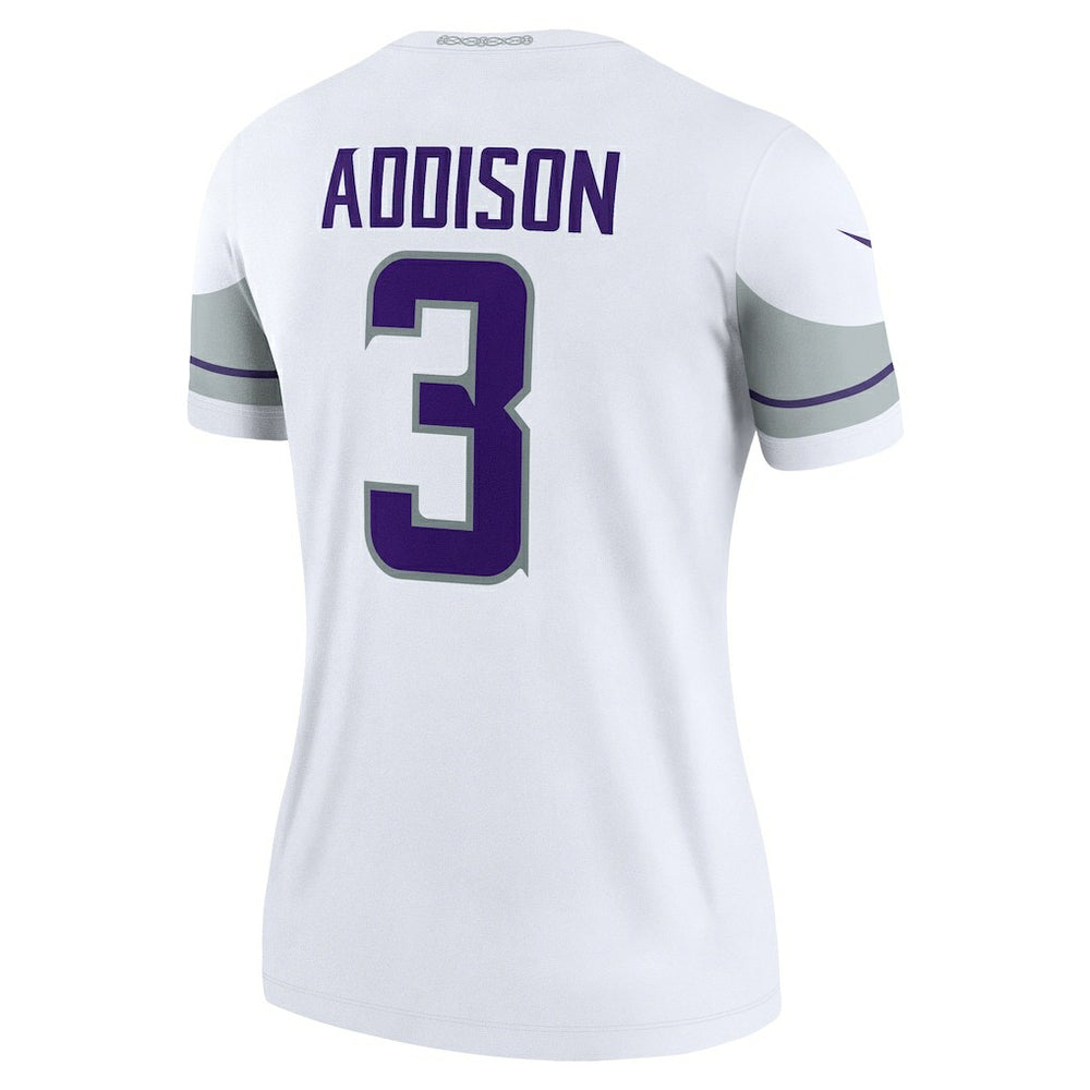Jordan Addison Minnesota Vikings Women's Alternate Legend Player Performance Top White - Nike