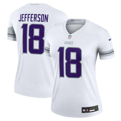 Justin Jefferson Minnesota Vikings Women's Alternate Legend Player Performance Top White - Nike