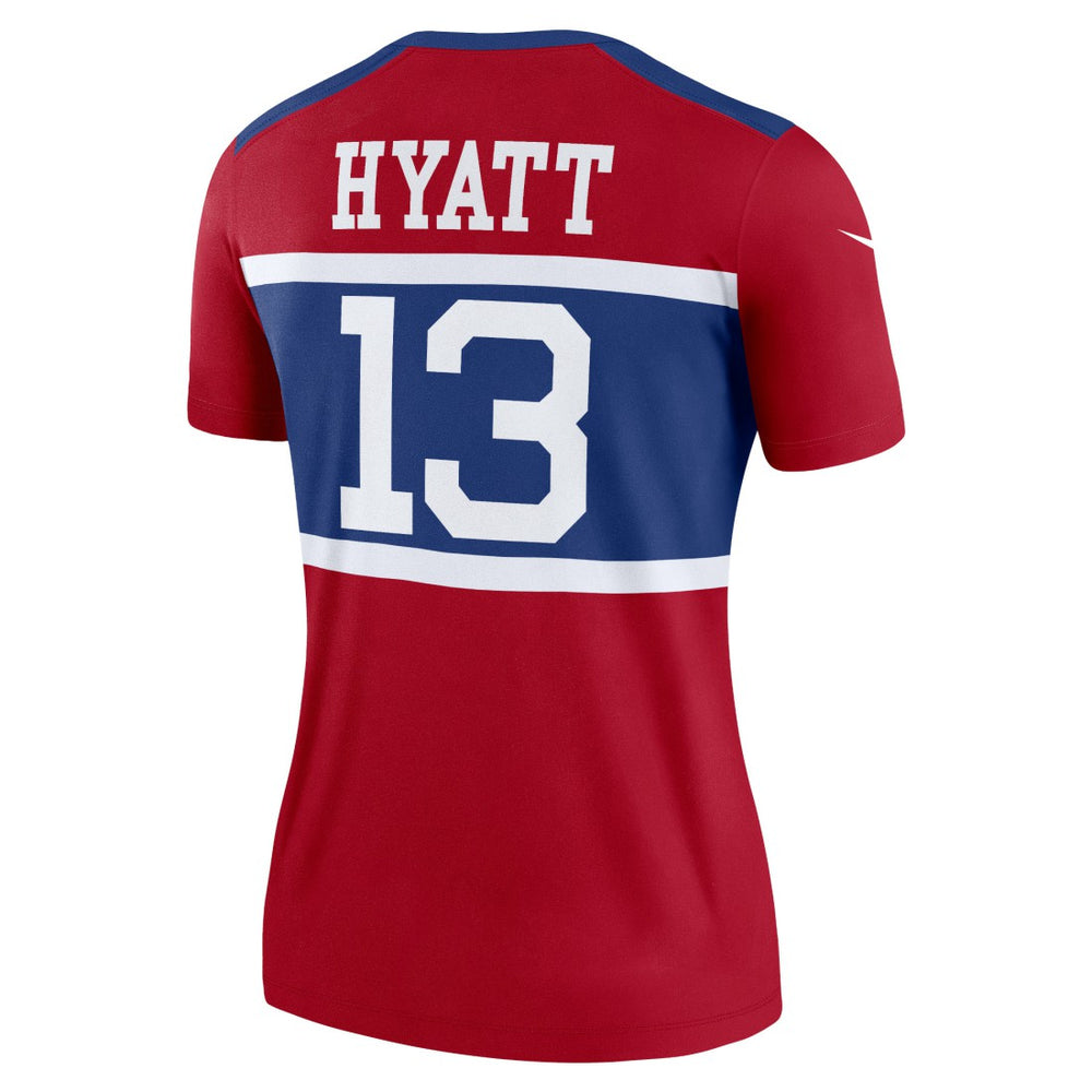 Jalin Hyatt New York Giants Women's Alternate Legend Player Performance Top Red - Nike