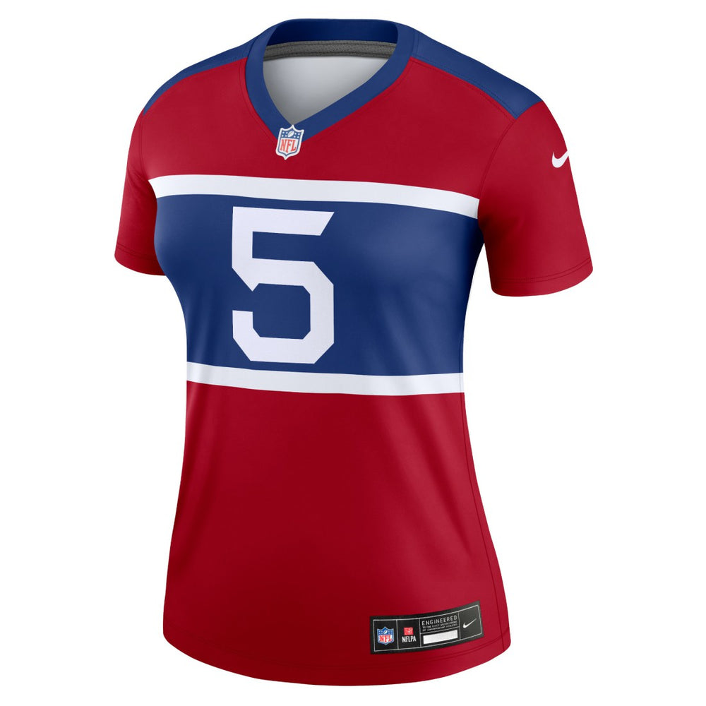 Kayvon Thibodeaux New York Giants Women's Alternate Legend Player Performance Top Red - Nike
