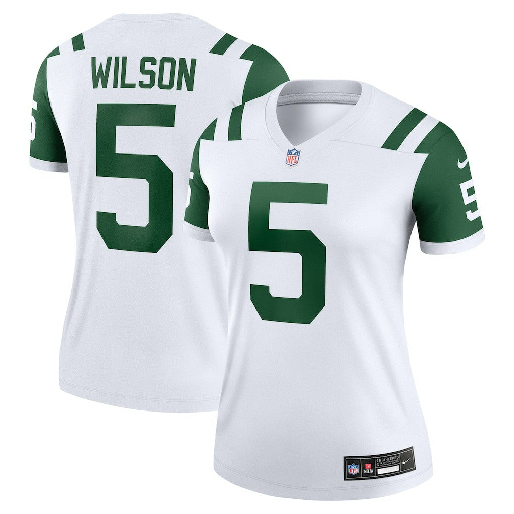 Garrett Wilson New York Jets Women's Alternate Legend Player Performance Top Classic Alternate White - Nike