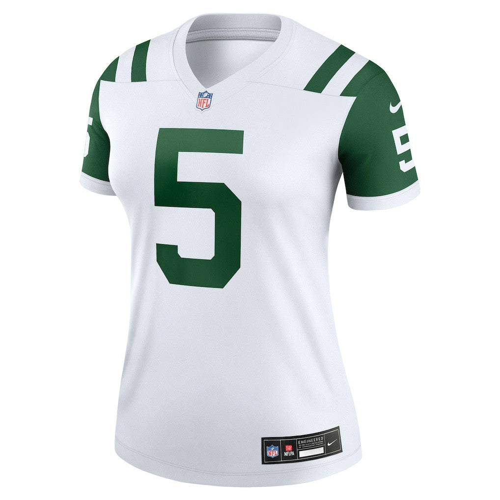 Garrett Wilson New York Jets Women's Alternate Legend Player Performance Top Classic Alternate White - Nike