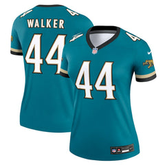 Travon Walker Jacksonville Jaguars Women's Alternate Legend Player Performance Top Prowler Throwback Teal - Nike