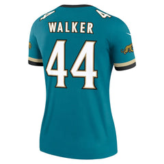 Travon Walker Jacksonville Jaguars Women's Alternate Legend Player Performance Top Prowler Throwback Teal - Nike