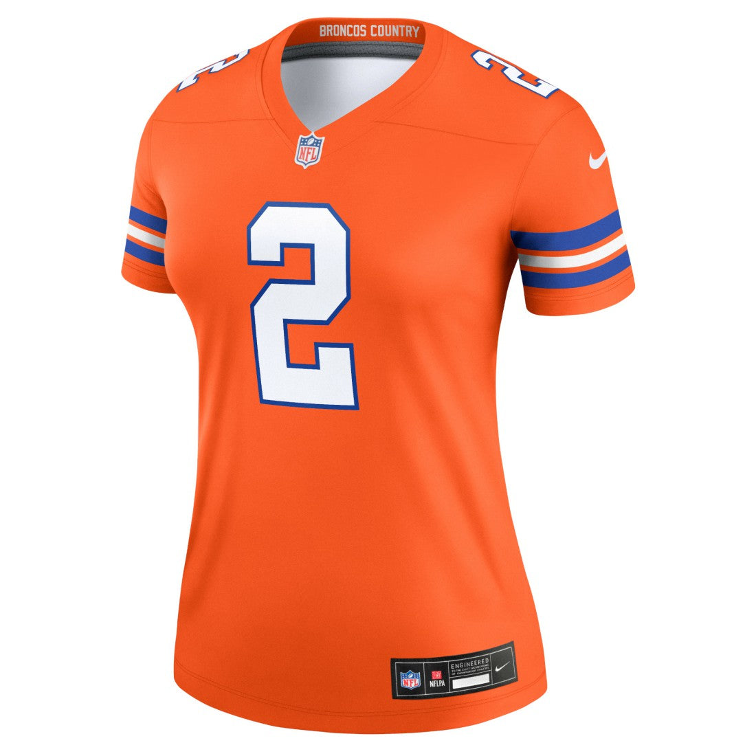 Patrick Surtain II Denver Broncos Women's Alternate Legend Player Performance Top Mile High Collection 1977 Throwback Orange - Nike