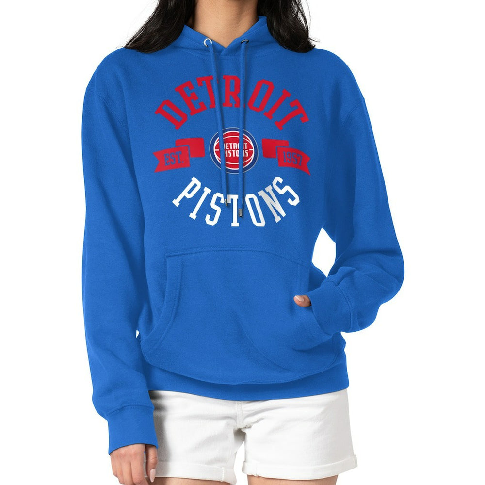 NBA - Detroit Pistons G-III 4Her by Carl Banks Women's City Pullover Hoodie - Blue