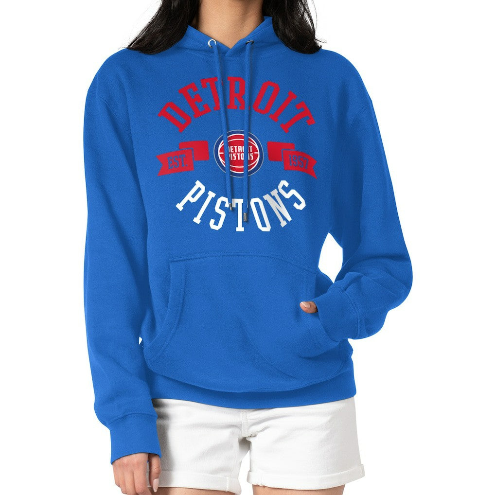 NBA - Detroit Pistons G-III 4Her by Carl Banks Women's City Pullover Hoodie - Blue